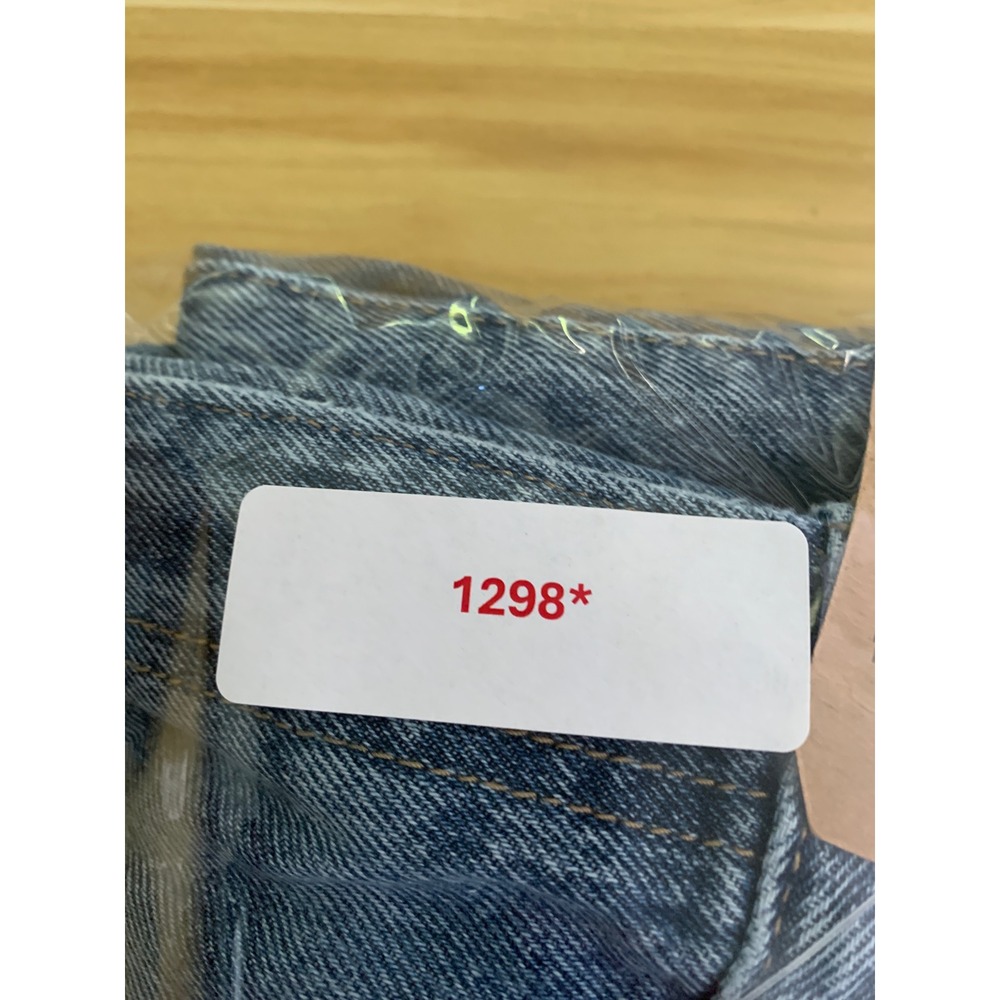 Levi Cinch Barrel Jeans Women 29 Blue 100% Cotton Fade Denim Pants NEW - Picture 10 of 10